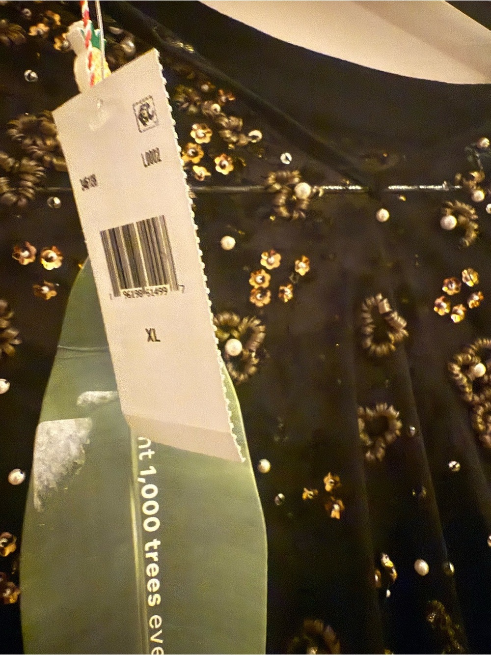 FARM RIO Embroidered Bubble Tulle Blouse NWT Size XL - Picture 7 of 7